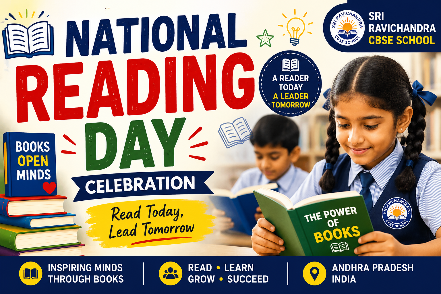 National Reading Day Celebration | Inspiring Young Minds Through Books | School Reading Activities 2026